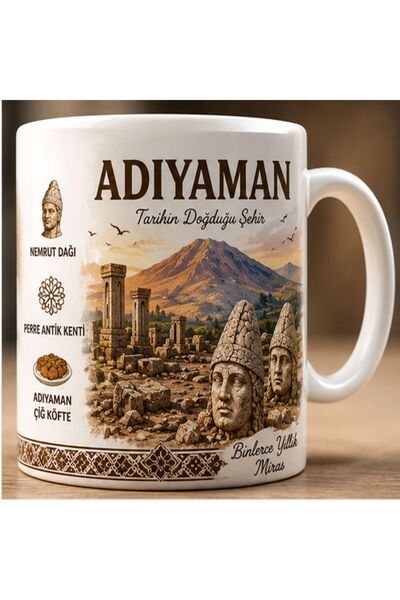 KADOREX DESIGN Turkish Cities Special Design Mug – Collection with Regional C...