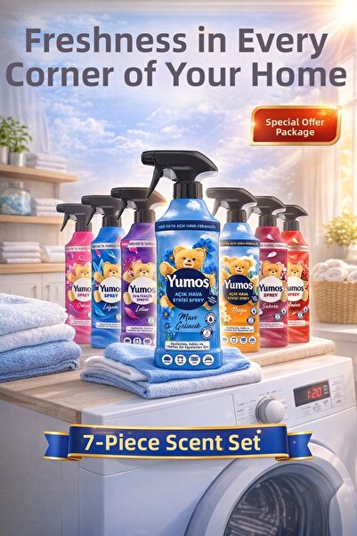 Yumoş Set de 7 produse Koku Şöleni, spray pentru rufe