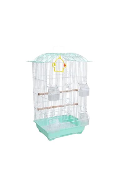 Seven Bird Metal Bird Cage with Stand and Swing 60*56*31 cm