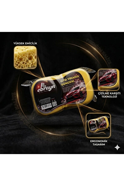 Ebrayn Premium Oto Yıkama Süngeri
