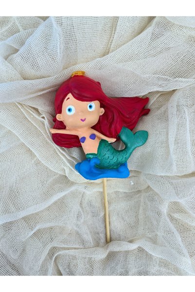 Ca.Gi Handmade Mermaid Figurine Cake Decoration / Birthday Decoration / Cake Decor - 1 Piece