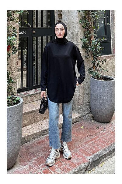 LC Waikiki Nevavm Basic Sweat Black with a Difference