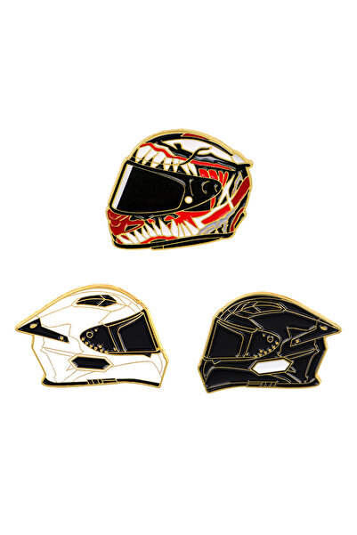 Choice 1 2-5pcs/Set Cool Cartoon Car Enamel Pin Vintage Red Sedan Bus Brooche...
