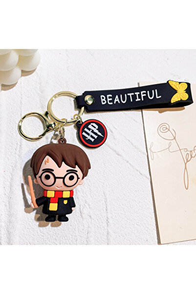 choice2 Bandai KC3984 1/5pcs Harry Potter Fun Character 3D Silicone Keychain ...