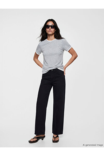 LC Waikiki Ozmarka New Season High Waist Wideleg Women's Jean Trousers