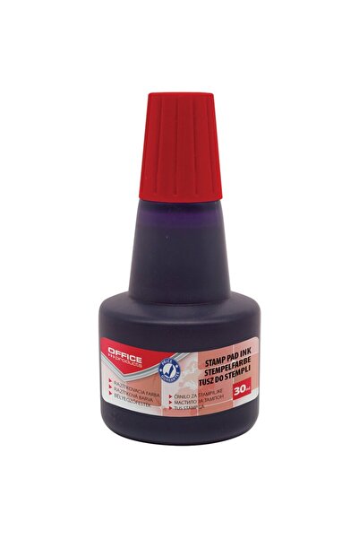 OFFICE products Stamp ink, 30ml, - red
