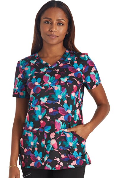 Cherokee UNIFORMS Cherokee CK678 Γυναικεία Ελαστική Μπλούζα Σκραμπ με V-λαιμό...