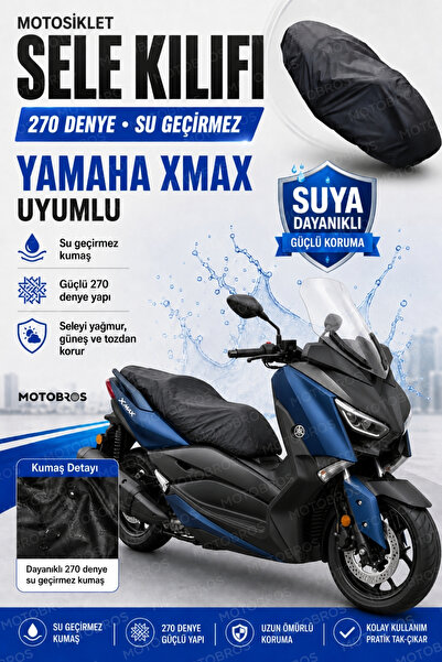 Motobros Husa scaun motocicletei compatibila YAMAHA XMAX, impermeabila, husa ...