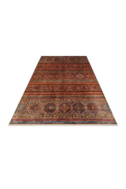halinet Halı.Net Multi-Colored Modern Washable Non-Slip Living Room Carpet Ec...
