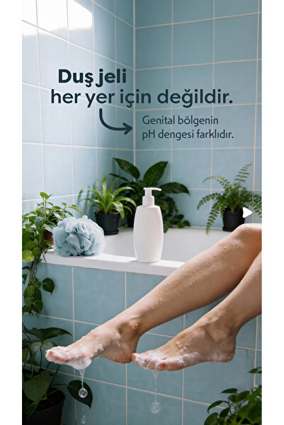 Muj Beauty İntim Bölge Duş Rutini-Bebek Pudrası Kokulu Yıkama Jeli+Cilt Bariy...