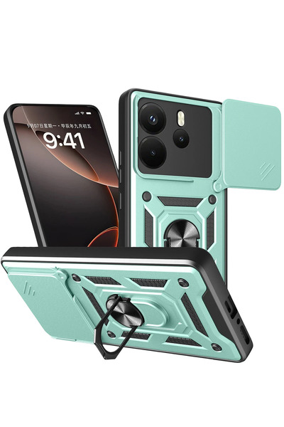 New Face Zengemtx Redmi Note 14 4g Pars Lens Ringed Silicone (140120) - Green