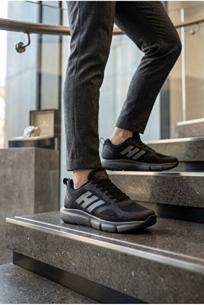 SOLAZER Men's Black Sneaker Casual Sneaker Sports Shoes 065