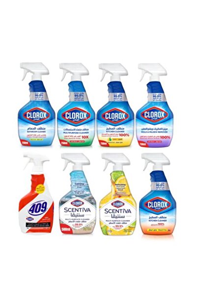Clorox 8 packs | | Multi-purpose cleaning sprays - 750 ml
