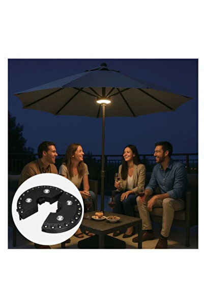 JMB Garden Umbrella Lamp with 24 LED Bulbs