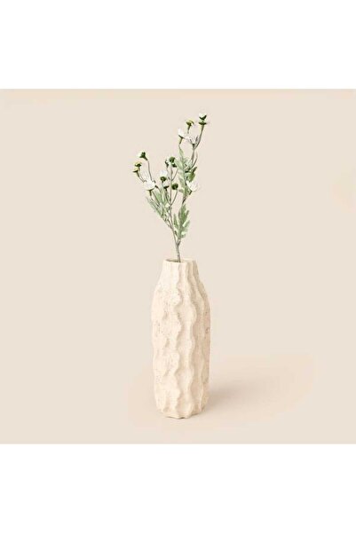 Evidea Deco Yıldızpatı Yapay Dal Çiçek - Beyaz - 62 cm