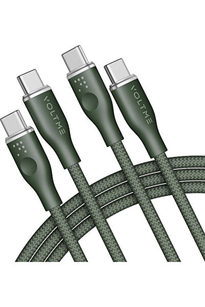 VOLTME Powerlink Rugg Series CTC 5A/100W 1,8m (πράσινο) - Καλώδιο USB-C