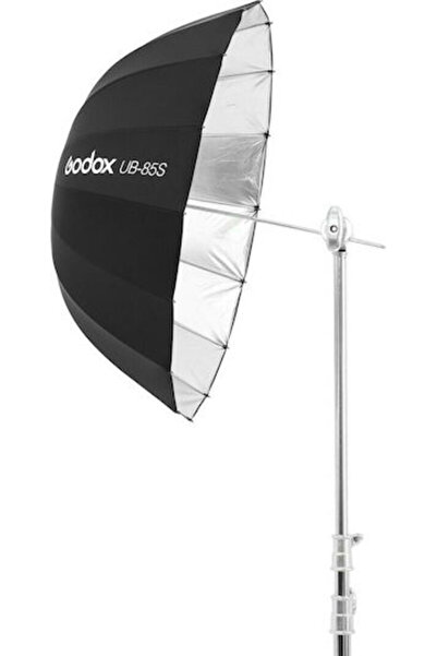 Godox UB85S - Παραβολική ομπρέλα Ανάκλασης Ασημί/Μαύρο 85 cm