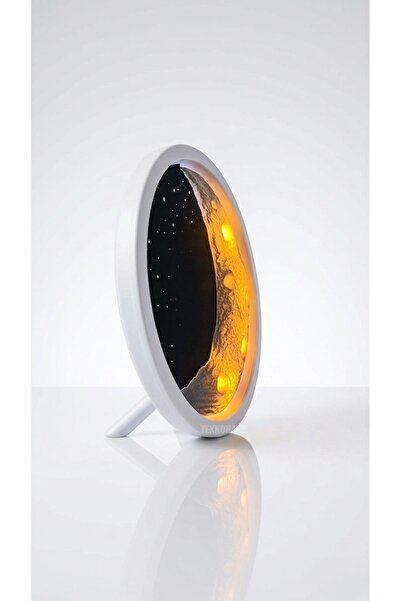 TEKNOHANE Ay Işığı Manzaralı Gece Lambası Ve Bluetooth Hoparlör Speaker