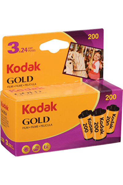 Kodak ΦΙΛΜ Gold 200 135/24 Συσκευασία 3 τεμαχίων