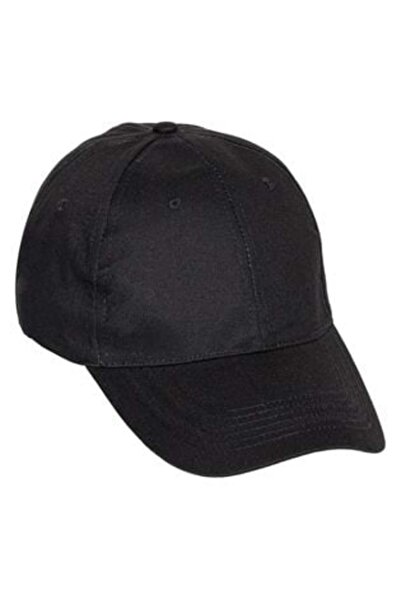 SHOPIENS Black Cotton Unisex Cap