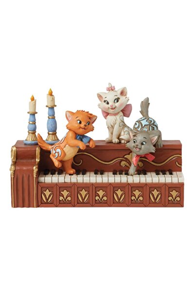 Aristocats Kittens Piano Lisanslı Figür Biblo