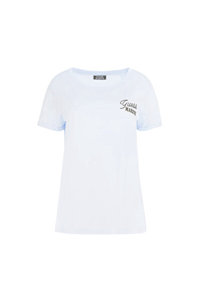 Guess Femei& # x27;s Tricou cu mânecă scurtă cu logo marin S