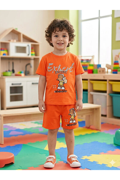 ZEYBABY بدلة صيفية من القطن الممشط المزدوج للأولاد