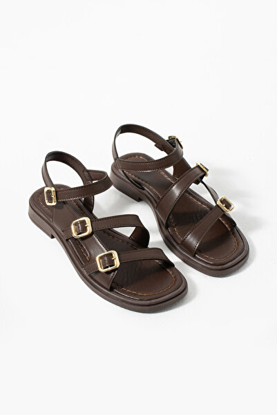 MUFUMA Buckle Detailed Women's Sandals 00271