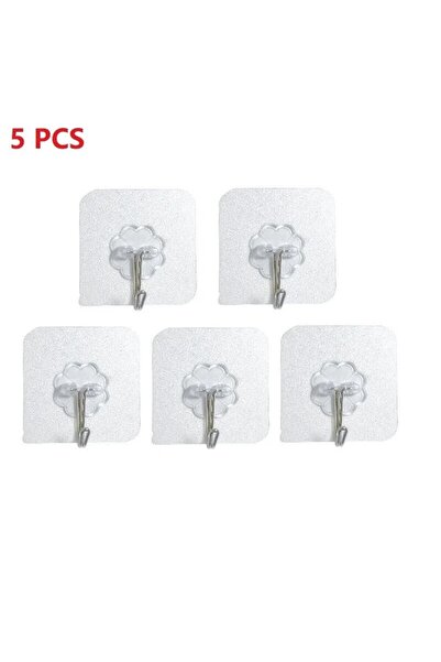 Choice 5PCS-transparent 1-10PCS Transparent Stainless Steel Strong Self Adhes...