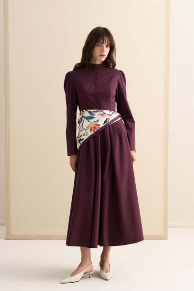 Zeyyen ROYALTY ELBİSE BORDO