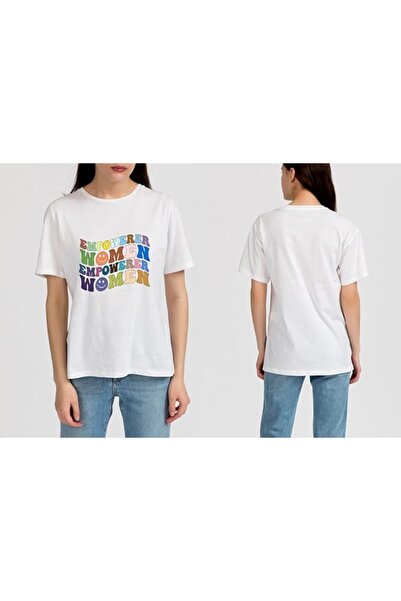 not T-Shirt For Women - Printed Design (Empower Women)| Round Neck Regular Fit