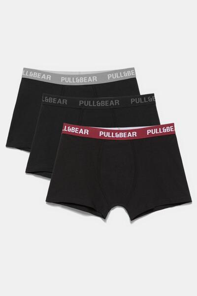 Pull & Bear 3'lü Pull&Bear boxer paketi