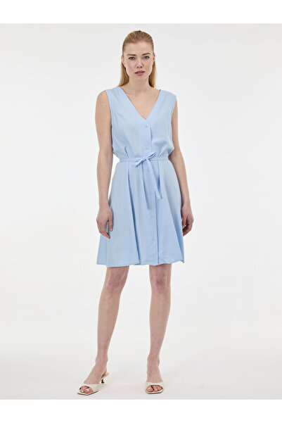 ORSAY Light blue women's sleeveless dress