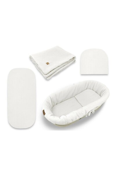Qmini Set for pram/carriage, Qmini, With protector, duvet, mattress, pillow, ...