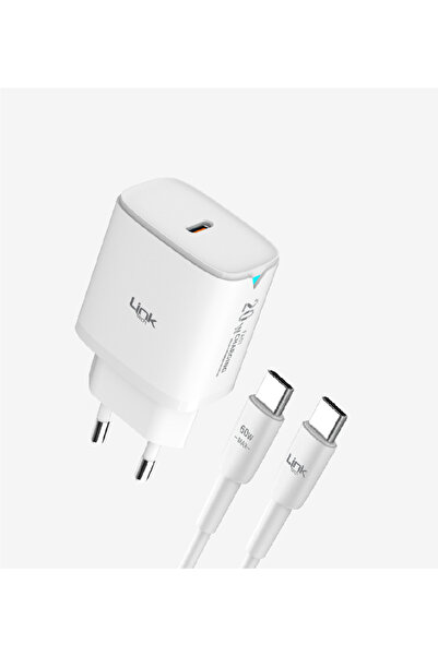Linktech C307 20w Pd Type-c To Type-c Kablolu Şarj Aleti Set