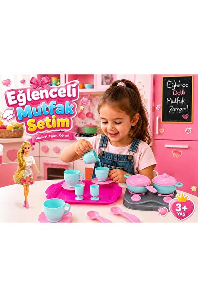 oydaş oyuncak Oyuncak Mutfak Seti, Kız Çocuk Oyuncakları, Oyuncak Kahve Tava ...