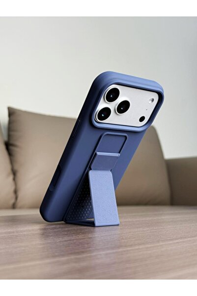 FASHION CASE Premium Foldable Kickstand Silicone Case for iPhone 17 Pro - Sli...
