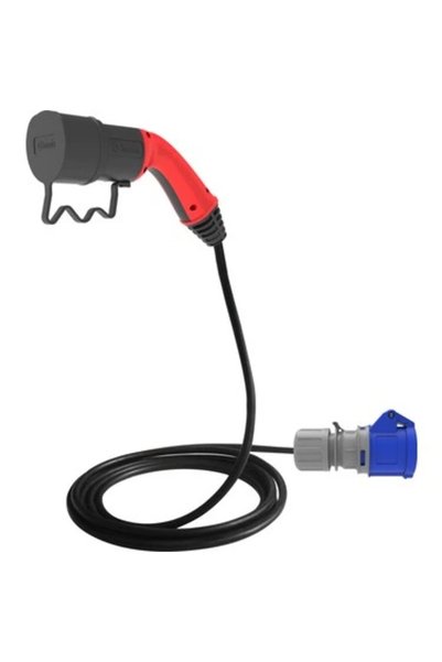 Bemis C2C (Charger to Caravan), 3/16A Priz - Type2 Monofaze Fiş 16A (3m Kablolu) (BEVC2L-5306-3603)