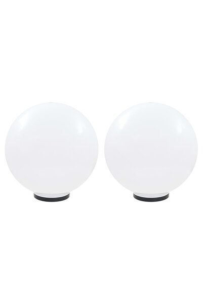 vidaxl Lampi glob cu LED, 2 buc., 50 cm, PMMA, sferic