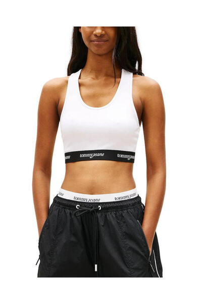 Tommy Hilfiger Γυναικείο Τοπ Μαύρο Tommy Jeans DW0DW22762-BDS