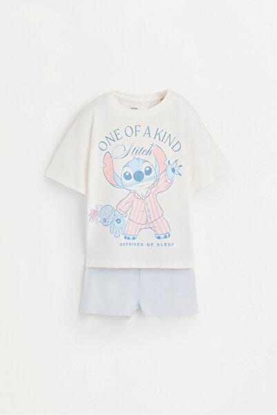 LEFTIES Stitch ©Disney kısa pijama takımı