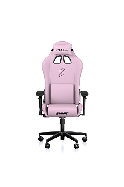 Pixel Shift Pembe Kumaş Oyuncu Koltuğu