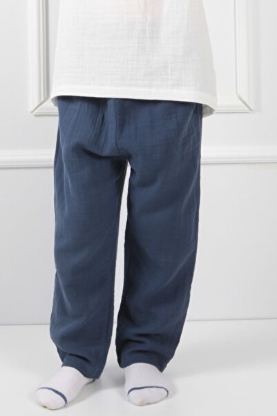Cuckoo Cotton Muslin Kids' Pants - Straight Leg