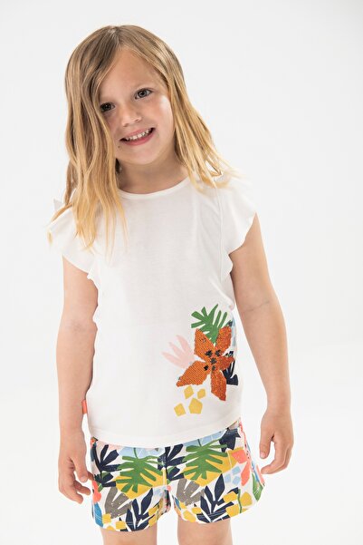 Boboli Girls' shorts, better Cotton , Floral Print, multicolor, brand