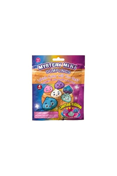 victiny Jucărie squishy antistres, Plic cu 4 mini găluște