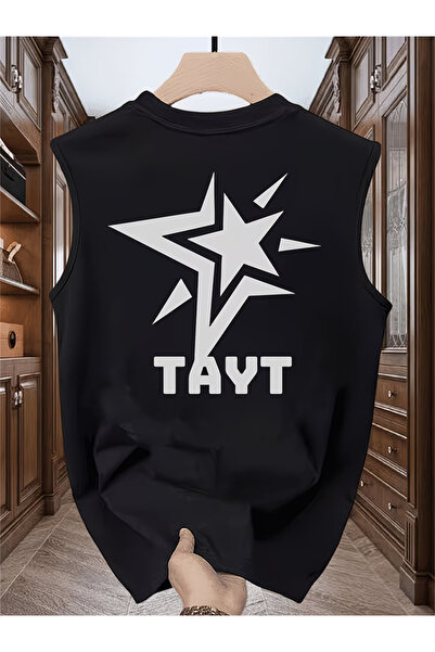 valeriae bellanova Tricou fără mâneci pentru bărbați, supradimensionat, cu de...