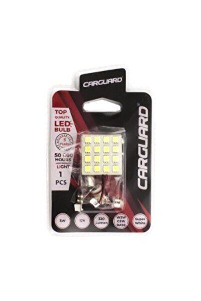CarGuard Placă LED SMD 40x20mm 12V – 300 lm – W5W C5W BA9S