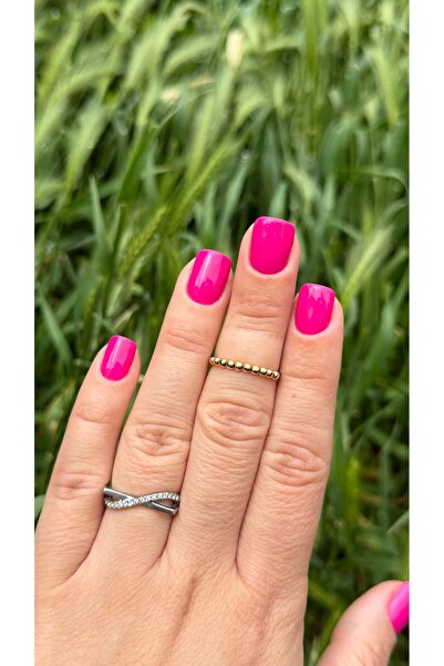 BASTORE 10-ball ring made of 925 silver and gold plated