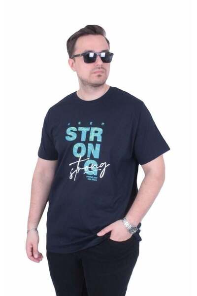 Starbattal Tricou cu gâtul în formă de O pentru bărbați, mărime mare, Strong ...