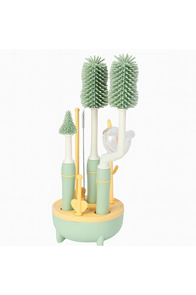 Kidizi Green 8-piece bottle and accessory cleaning kit includes silicone brus...